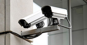 homes with security cameras